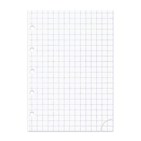 Kariertes Papier in verschiedenen Größen