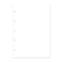 Notizpapier in weiß 50 Blatt ohne Perforation Junior Piccolo DIN A5