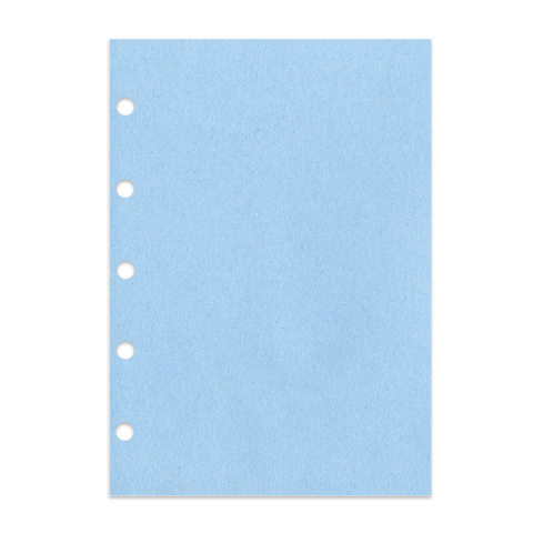Notizpapier in blau 50 Blatt Junior Piccolo DIN A5 ohne Perforation
