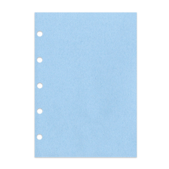 Notizpapier in blau 50 Blatt Junior Piccolo DIN A5 ohne Perforation