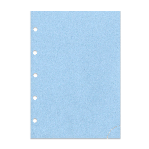 Notizpapier in blau 50 Blatt Junior Piccolo DIN A5 mit Perforation