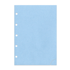 Notizpapier in blau 50 Blatt Junior Piccolo DIN A5 mit Perforation