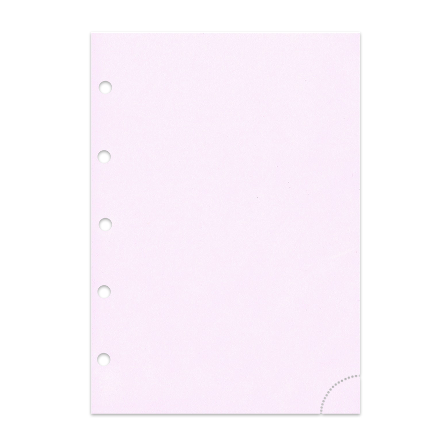 Notizpapier in rosa mit Perforation 50 Blatt Piccolo Junior DIN A5